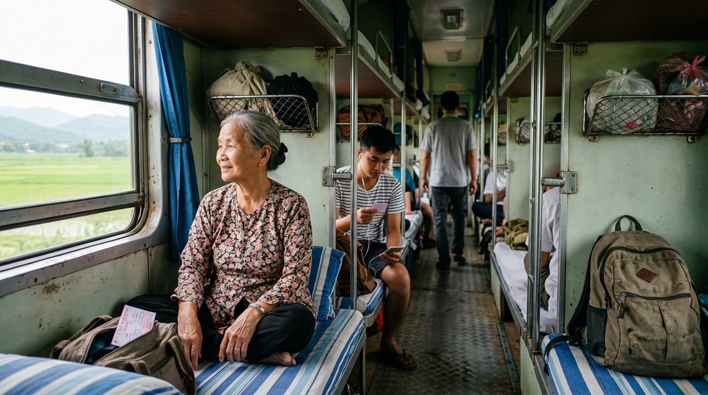Photograph illustrating Understanding Vietnam Train Ticket Types