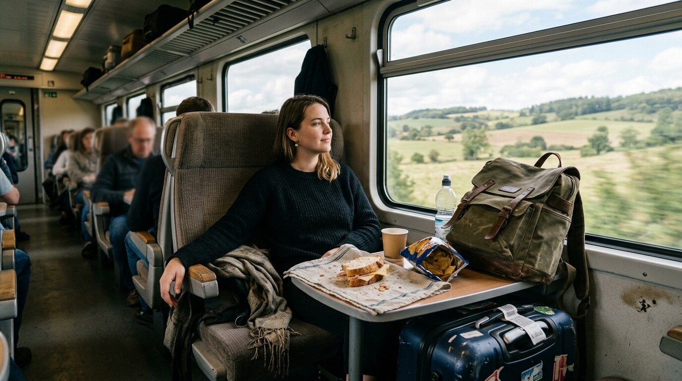 Photograph illustrating Luggage, Food, and Onboard Reality Check