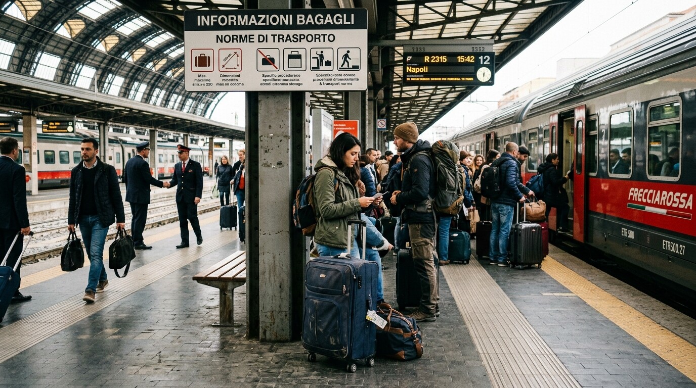 Photograph illustrating Luggage Rules and Station Procedures