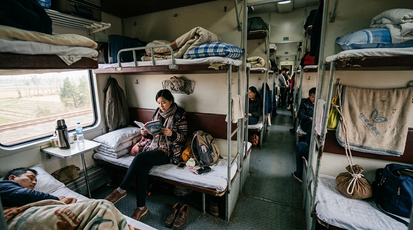 Photograph illustrating Quick Overview: The 6-Berth Hard Sleeper