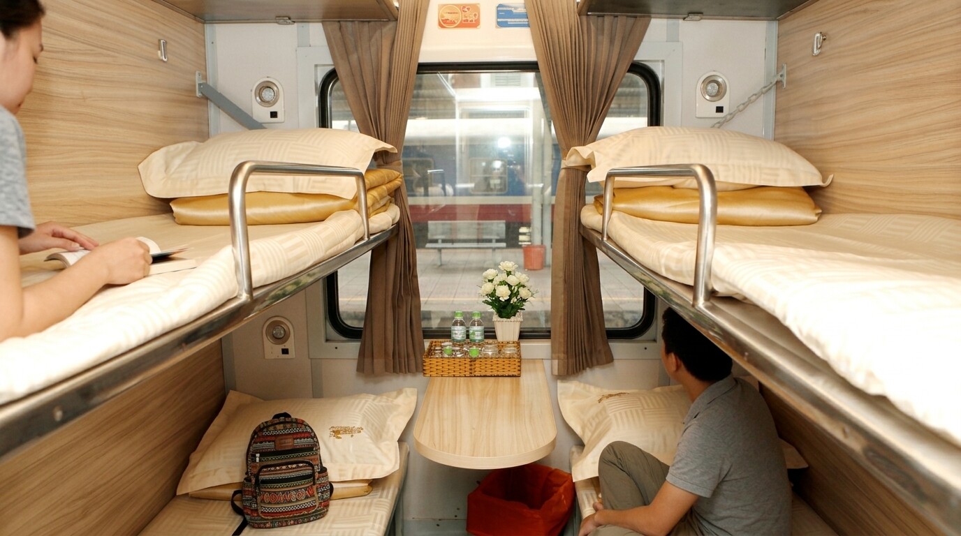 Vietnam Train Hard Sleeper: 6-Berth Cabin Guide & Tips